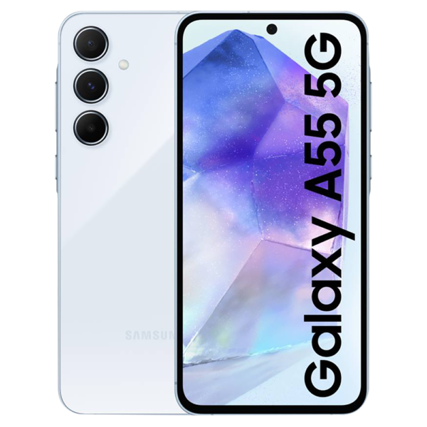 SAMSUNG Galaxy A55 5G (8GB RAM, 128GB, Awesome Iceblue)